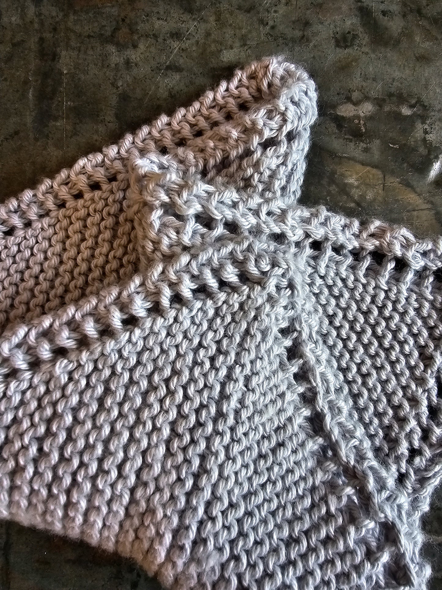 Hand Knitted Cotten Wash Clothes