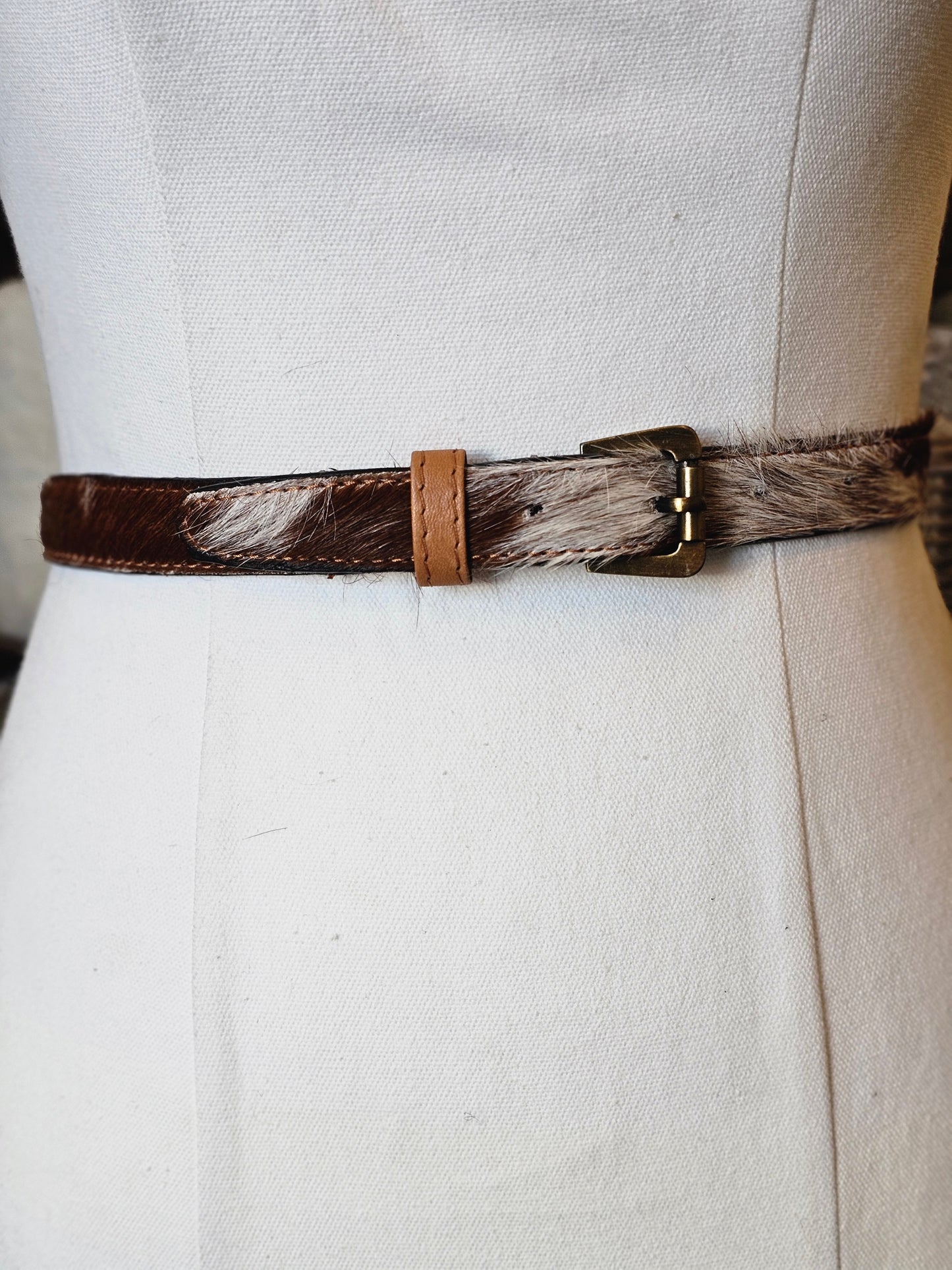 Thin Cowhide Belt / Tan
