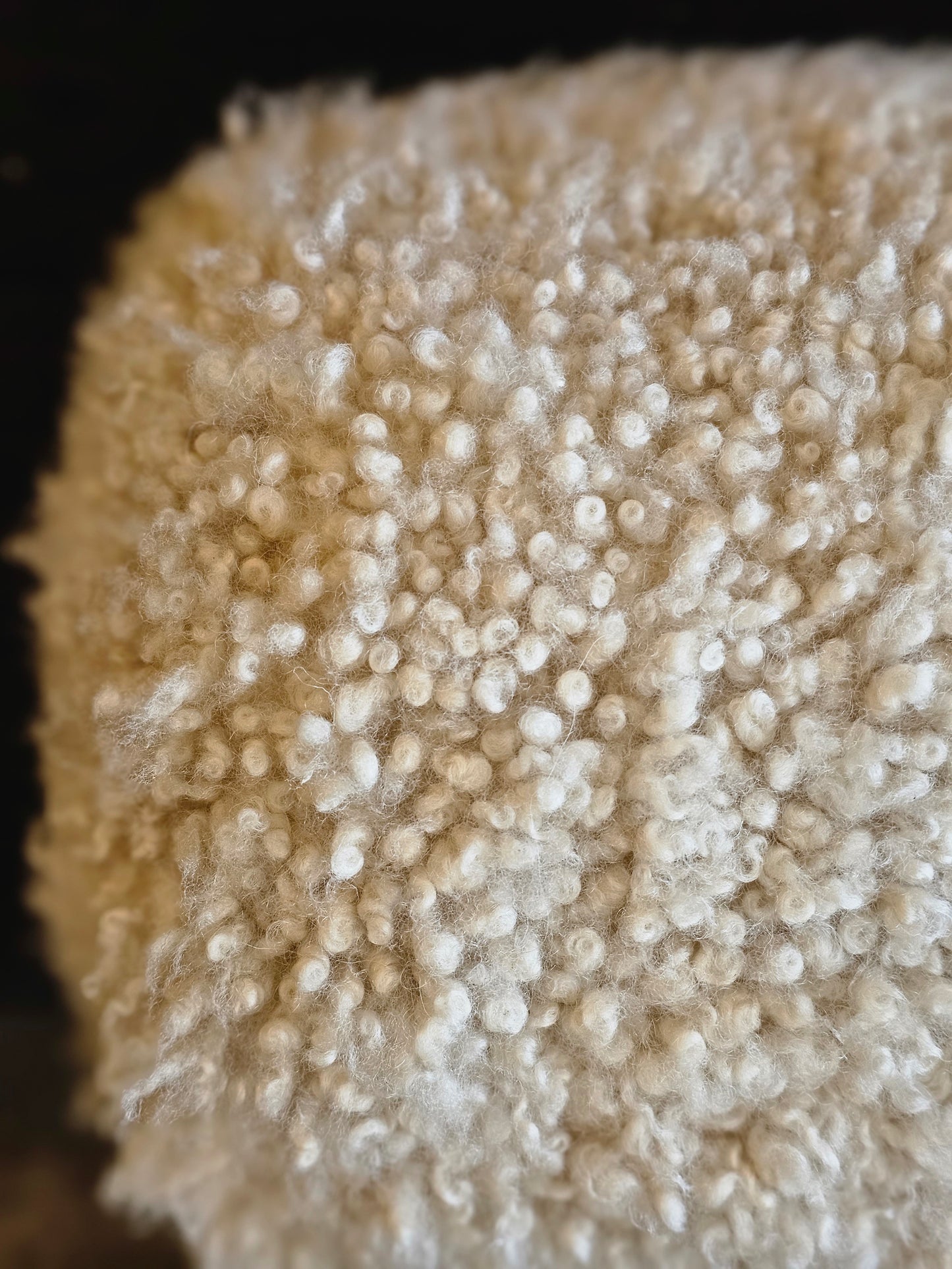Shearling Bolster Cushion - Small