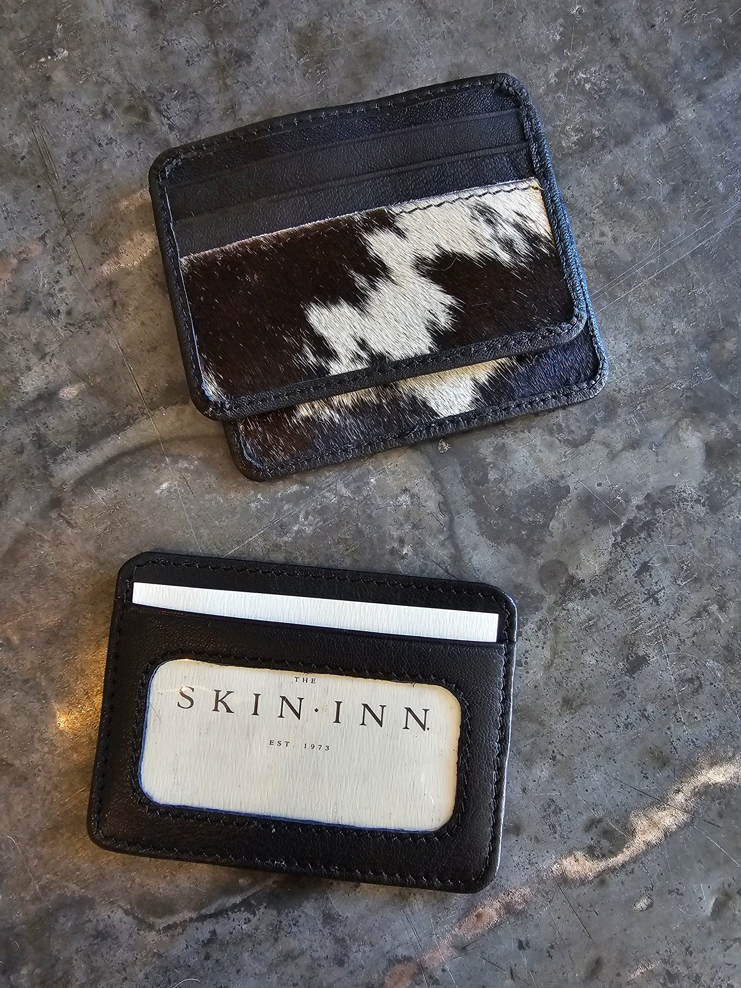 Cowhide Card Holder / Black