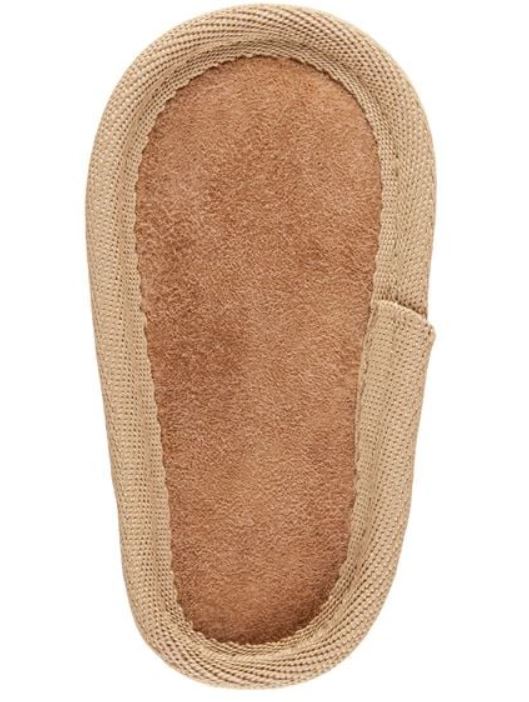 Platinum Baby Booties / Chestnut