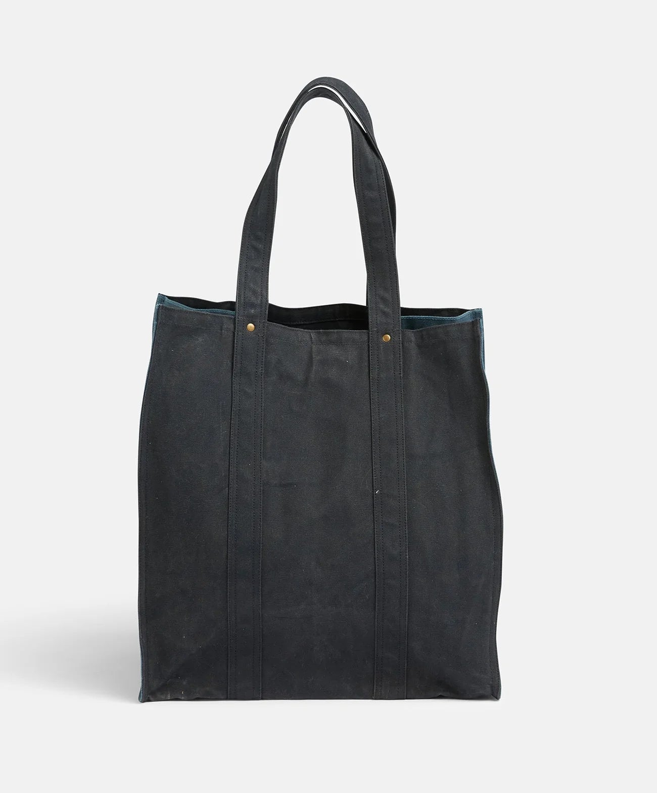 Market Canvas Tote Bag / Blue Graphite / Pony Rider