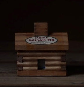Log Cabin Burner with Incense / Fir