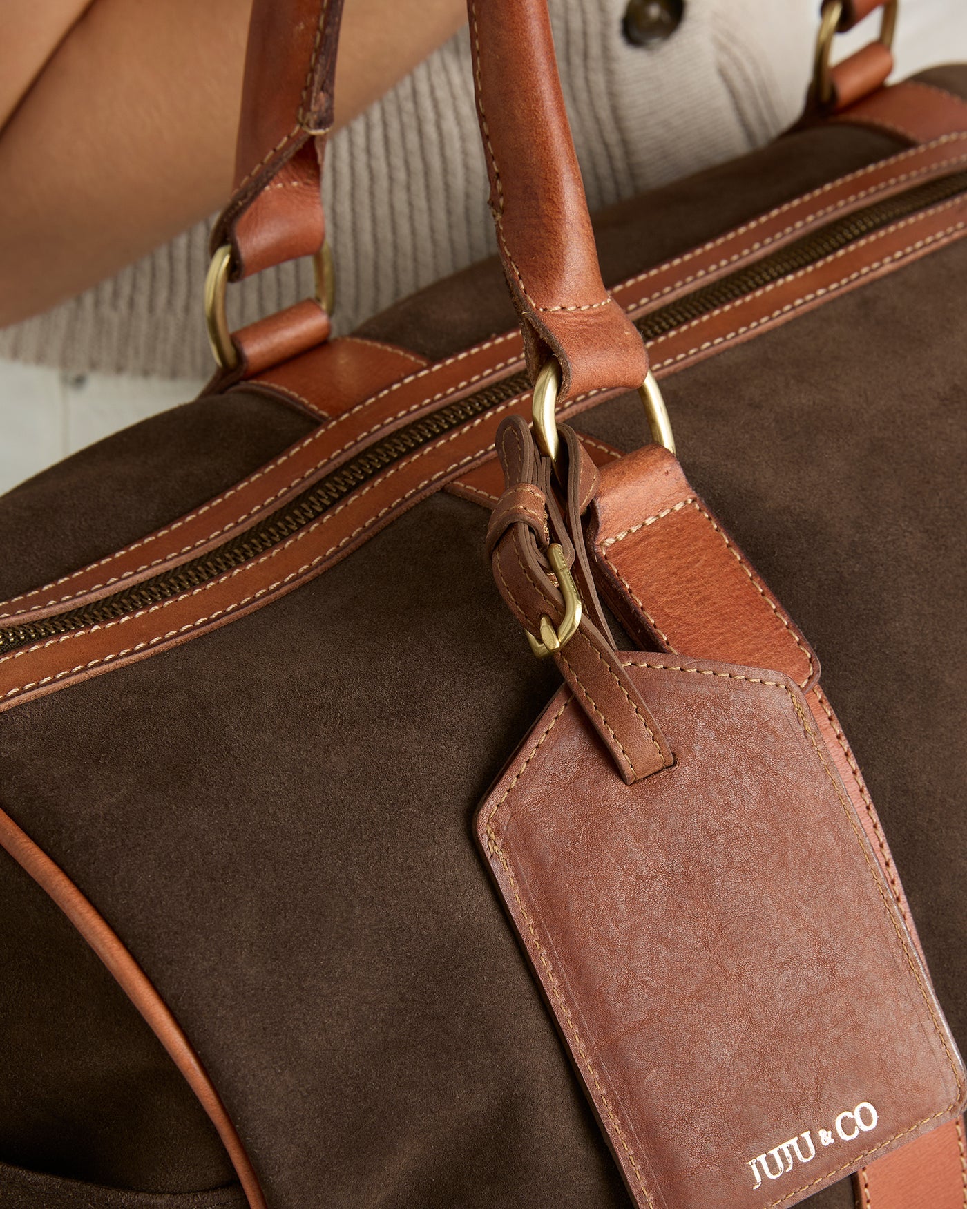 Luggage Tag / Cognac