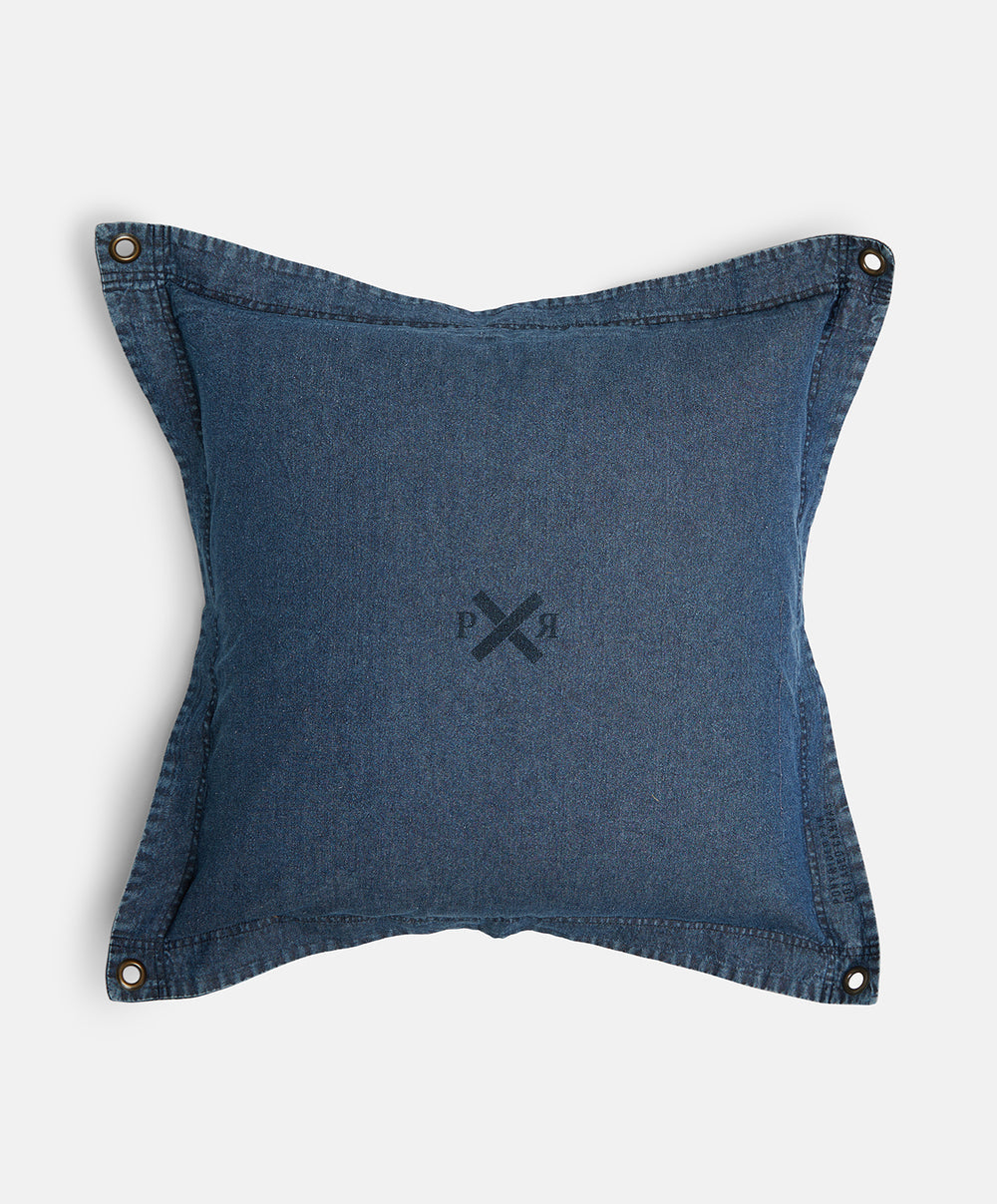 Highlander Cushion / Denim / Pony Rider