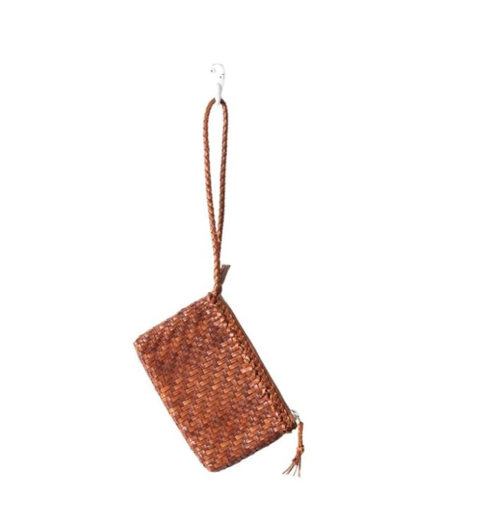 Shore Woven Pouch / Mahogany