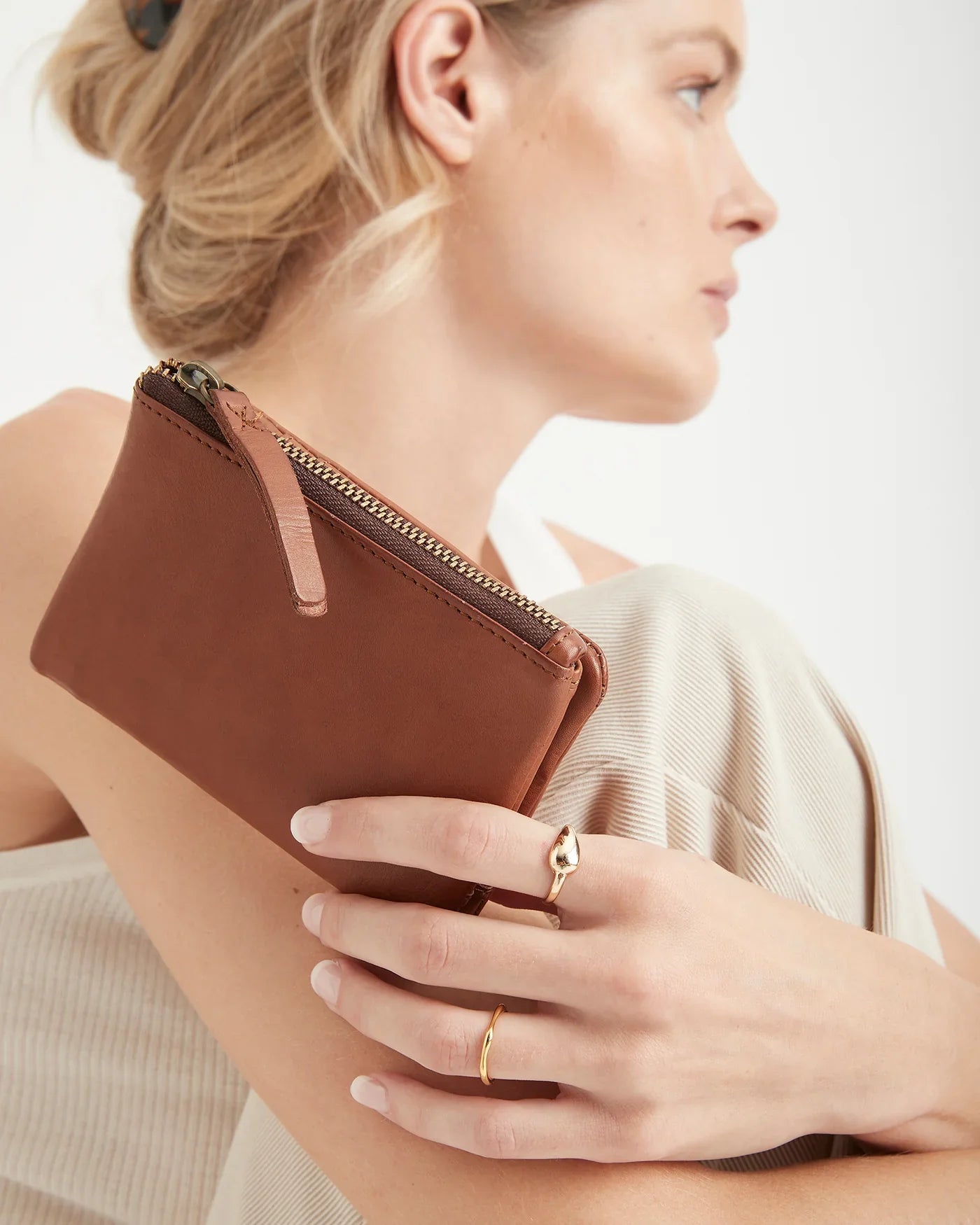 Small Capri Wallet / Tan