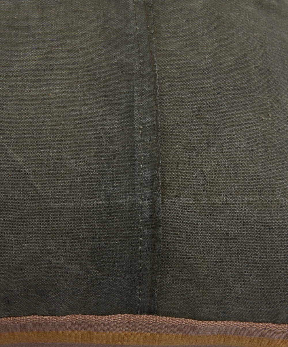 Mr Slow Square Cushion / Khaki / Pony Rider