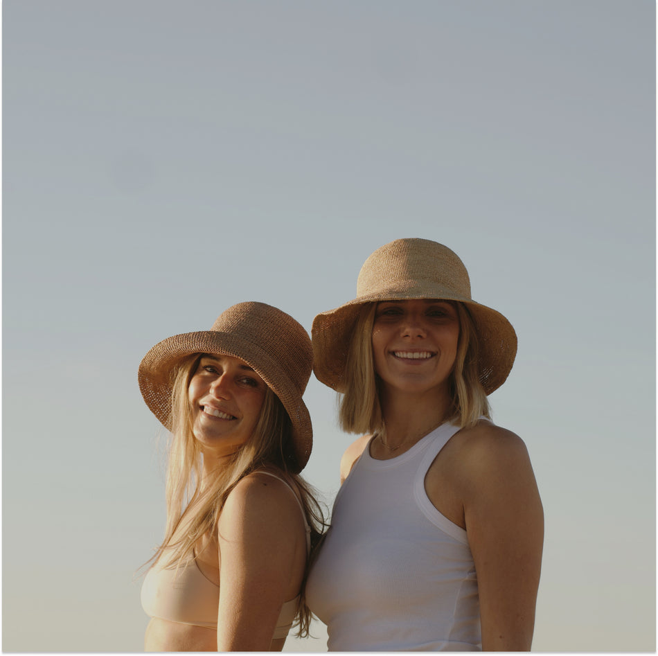 Sunny Crushable Straw Bucket Hat / Sand / Will & Bear