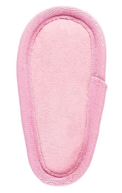 Platinum Baby Booties / Orchid Pink