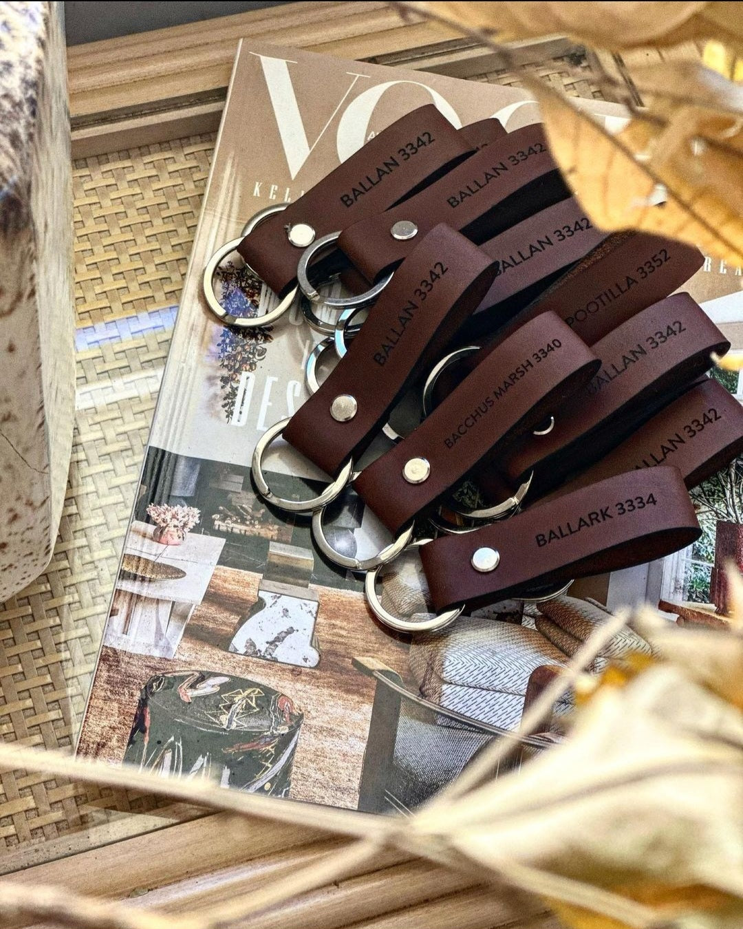 The Compass Key Ring / Whiskey Chopper