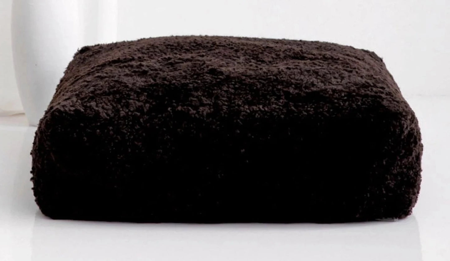 Shearling Ottoman / Cafecito