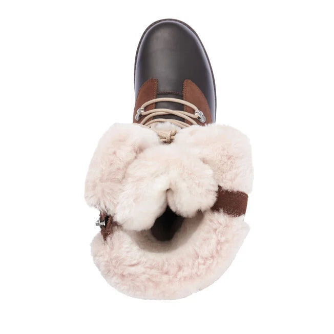 Orica Hi Oak / Sheepskin Lined Boot / Espresso