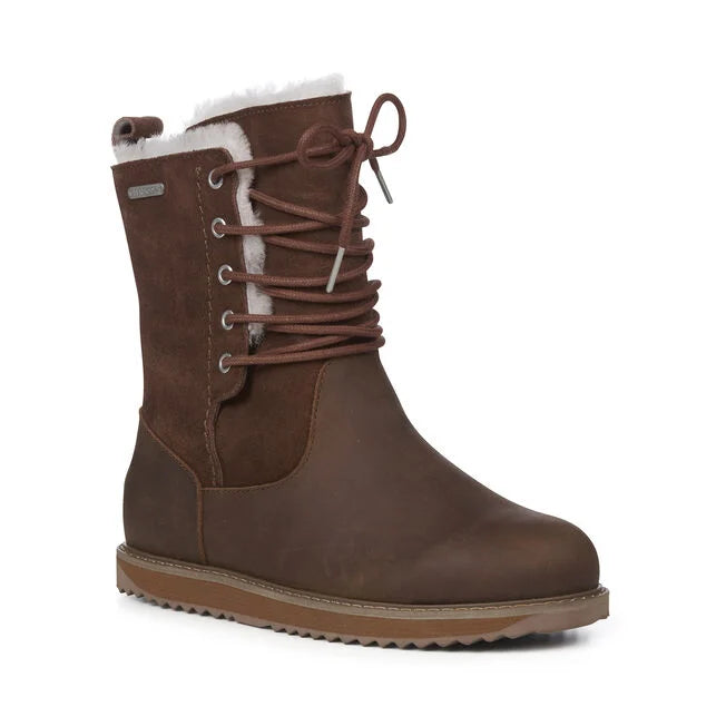 Agnes / Sheepskin Lined Boot / Oak