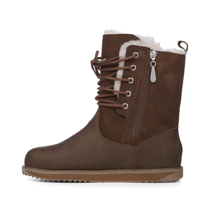 Agnes / Sheepskin Lined Boot / Oak