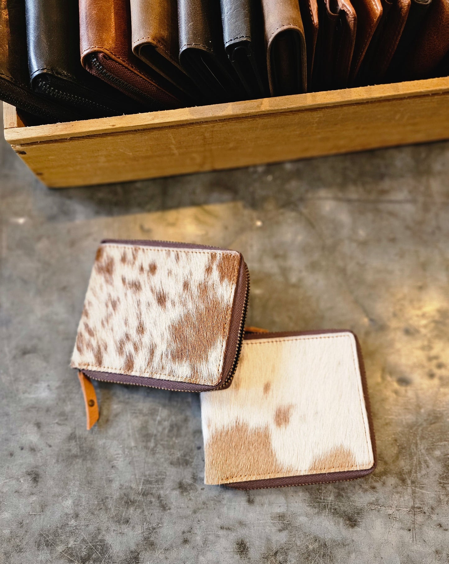 Cowhide Wallet / Brown