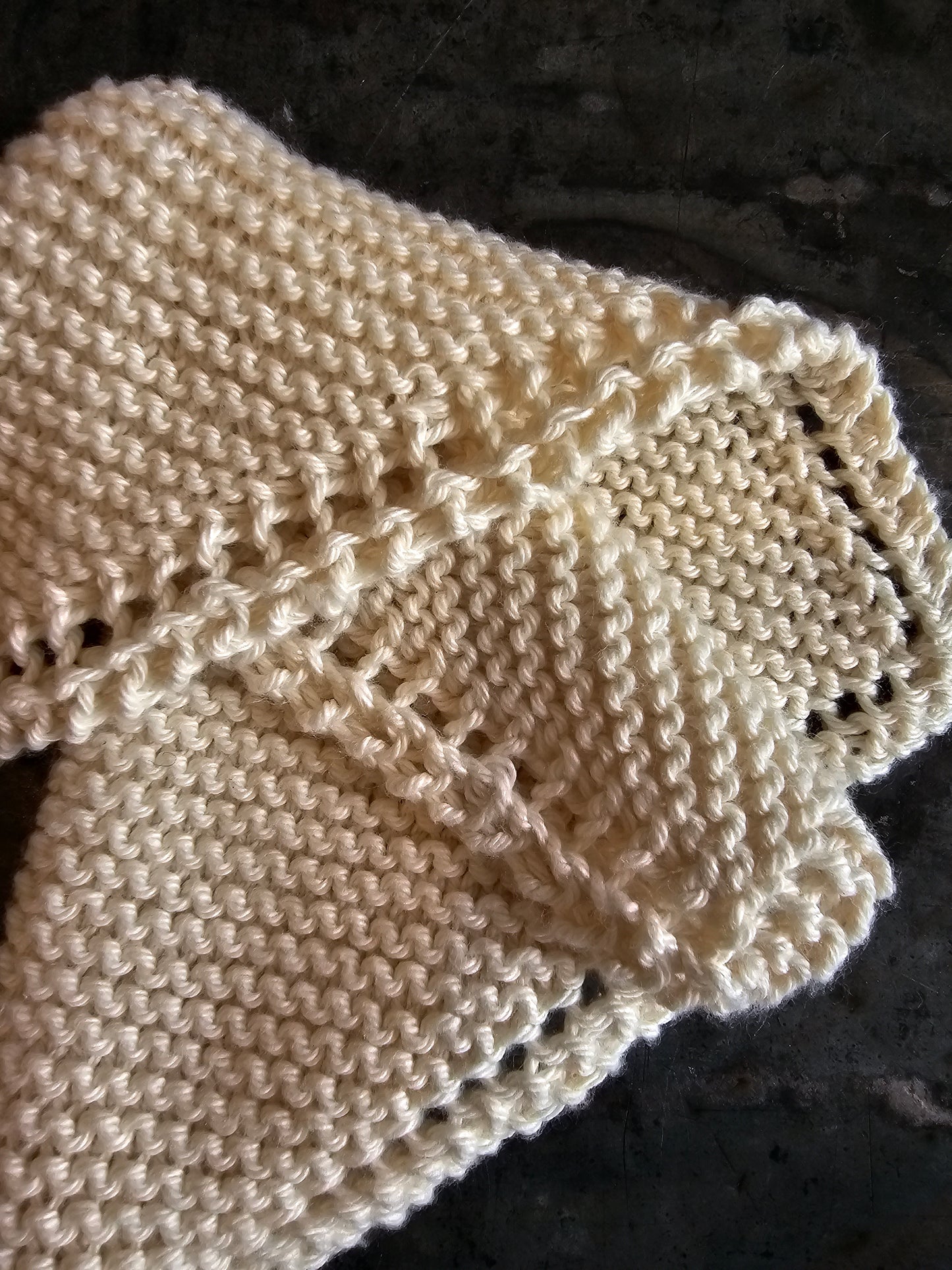 Hand Knitted Cotten Wash Clothes
