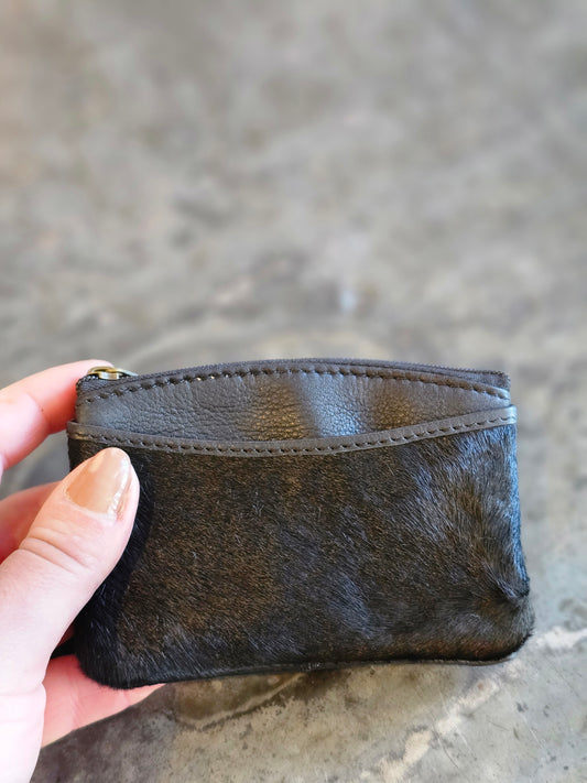 Claire Coin Purse / Black Cowhide