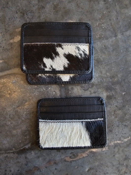 Cowhide Card Holder / Black