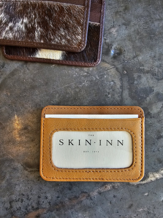 Cowhide Card Holder / Tan