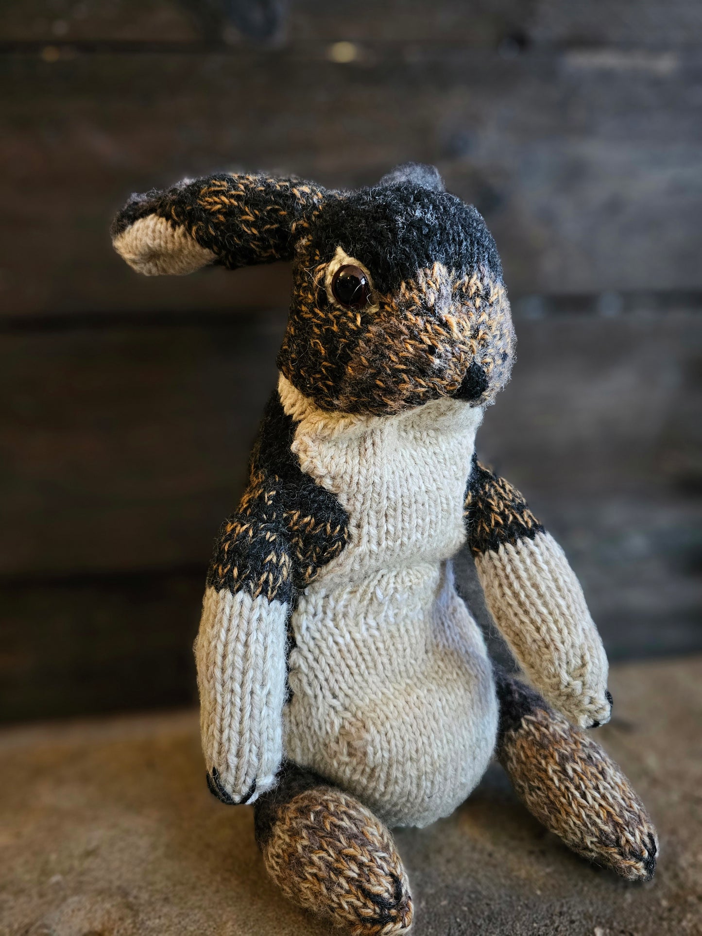 Hand Knitted Rabbit