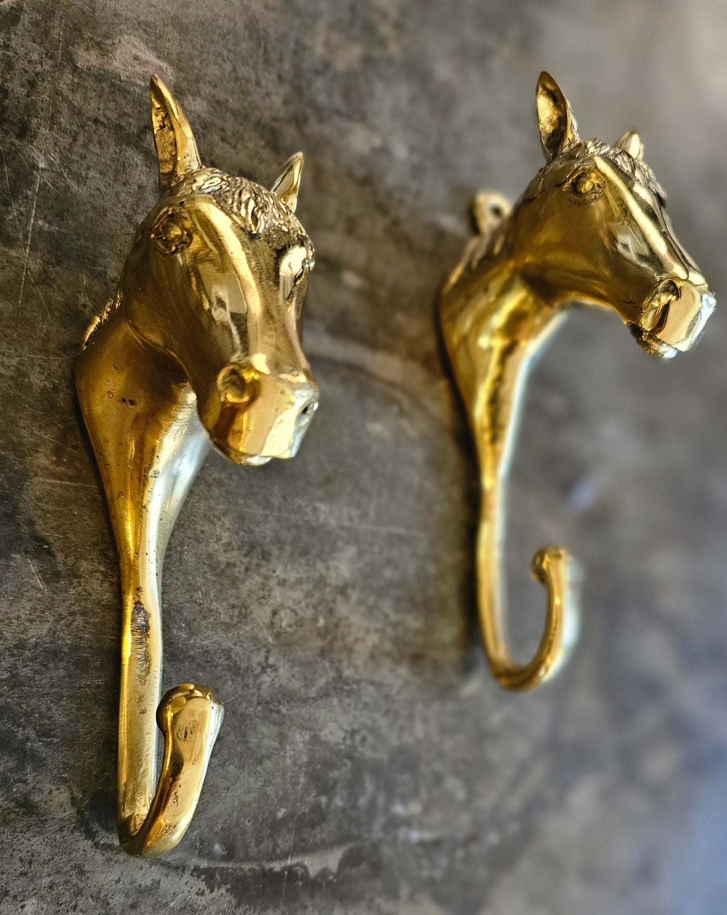 Brass Hook / Horse