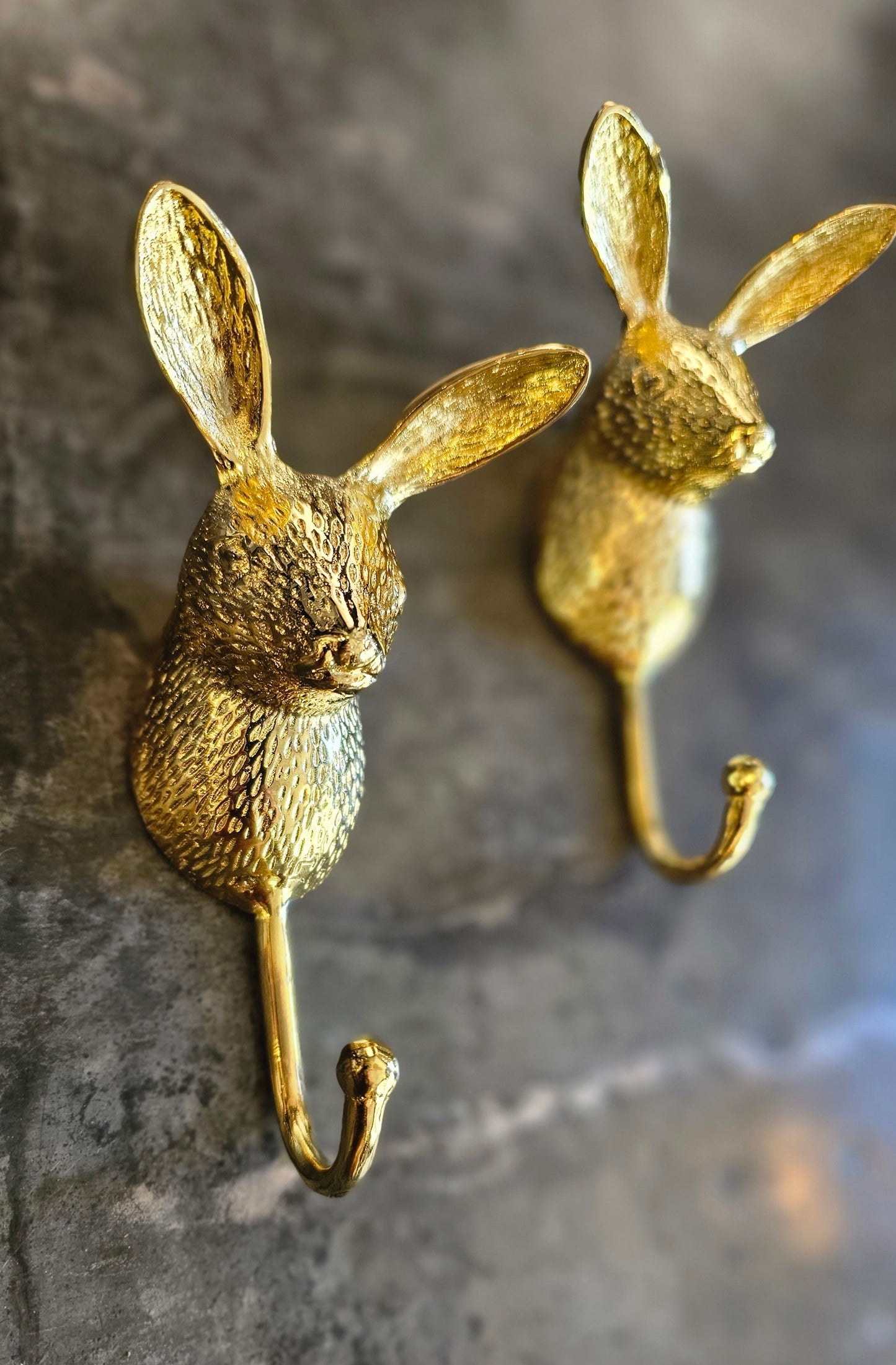Brass Hook / Woodland Rabbit