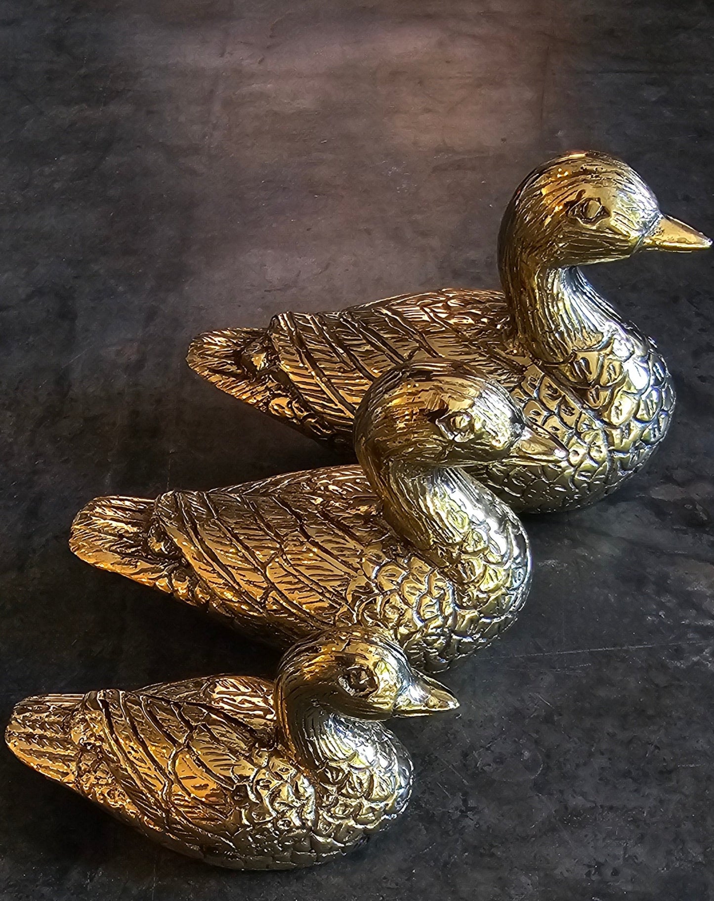 Brass Ducks / Set of 3