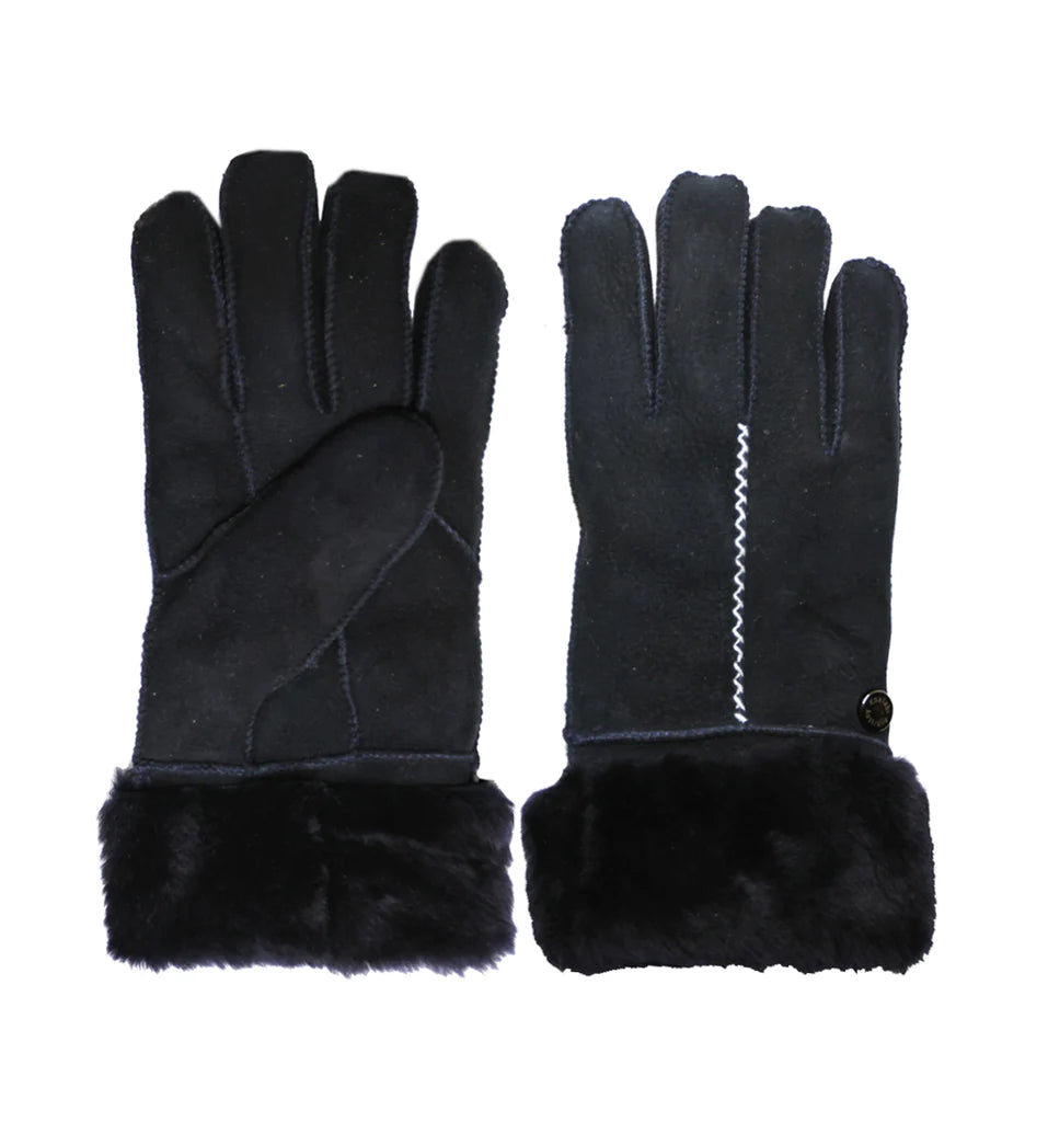Aurora Ladies Sheepskin Gloves / Midnight