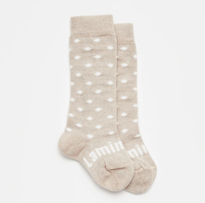 Lamington Baby Knee High Sock / Truffle