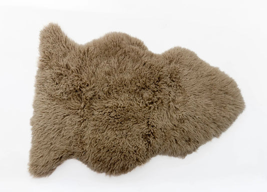 Curly Wool Sheepskin Rug / Pelican