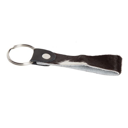 Cowhide Loop Key Ring