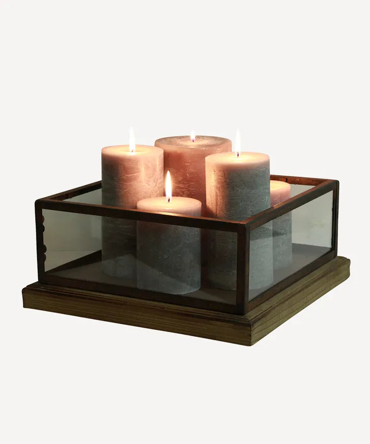 Hunter Square Candle Centerpiece