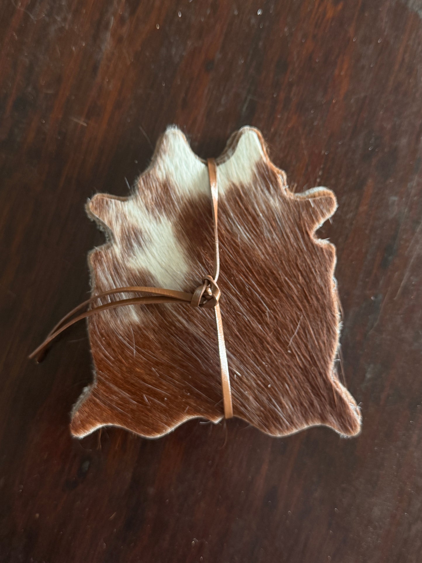 Cowhide Coasters - Pack of 6