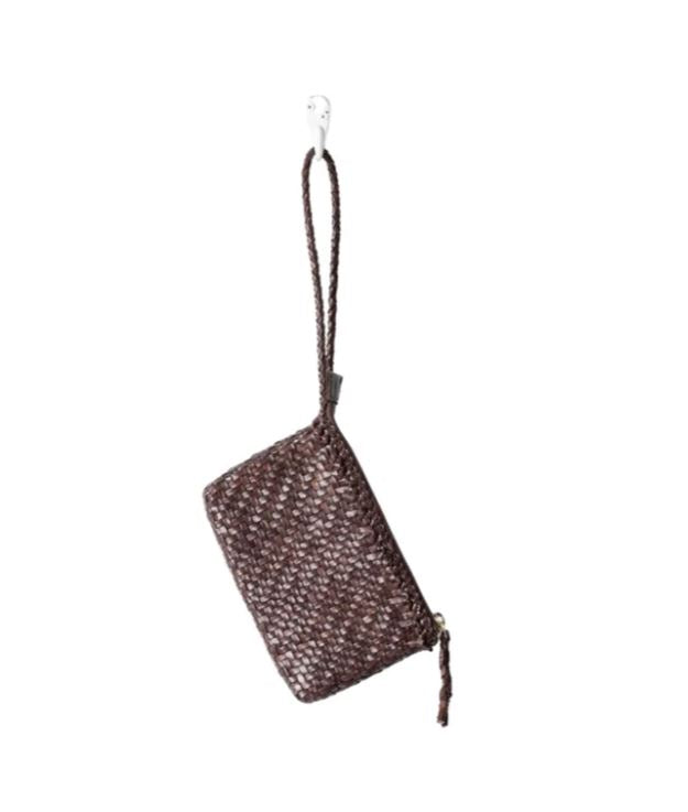 Shore Woven Pouch / Amber