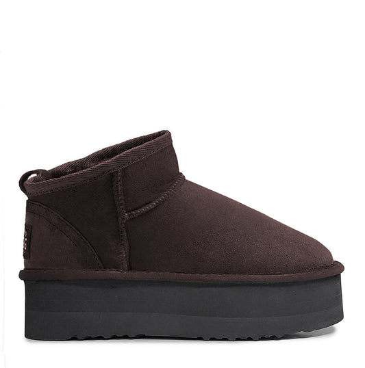 Koalabi Joey Platform Sheepskin Boot