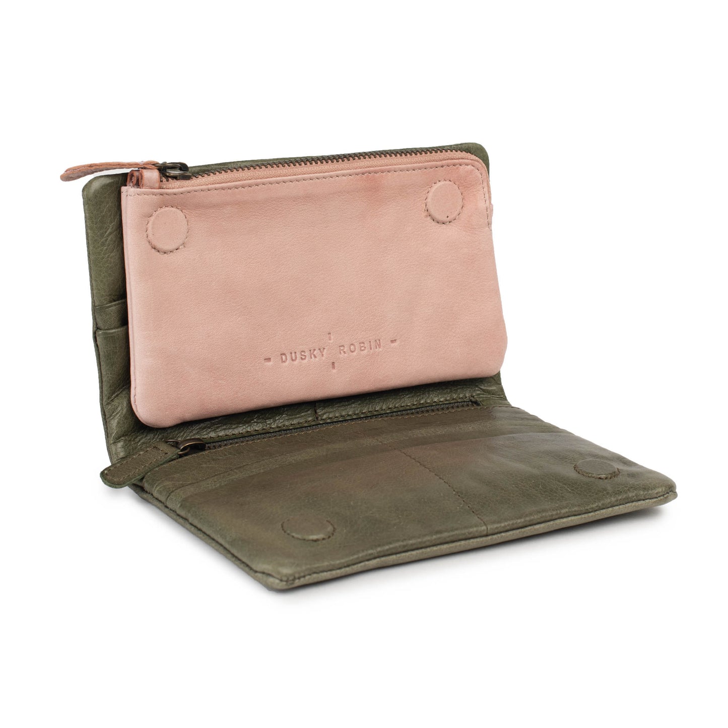 Jane Purse / Olive & Pink