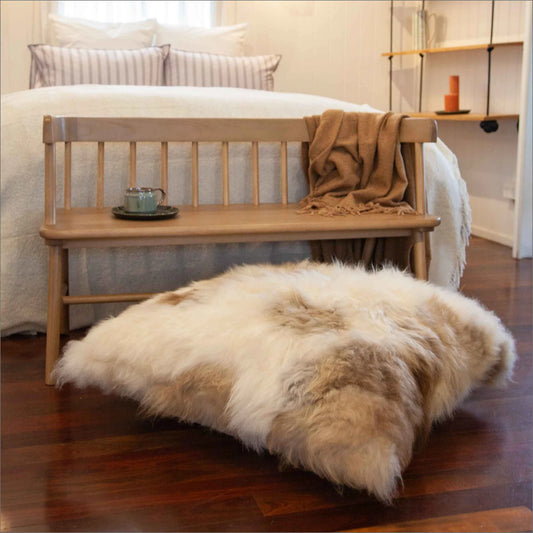 Wild Tibetan Sheepskin Floor Cushion
