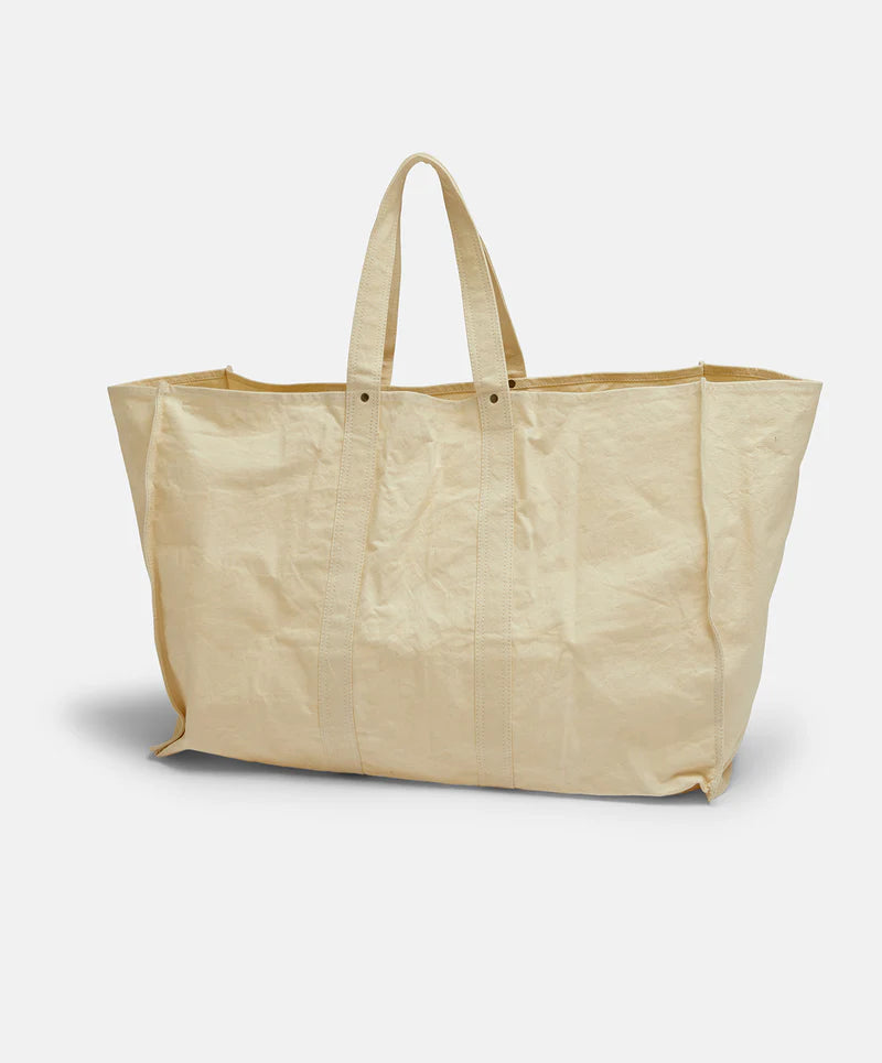 Market Carry All Canvas Tote Bag / Angora / Pony Rider