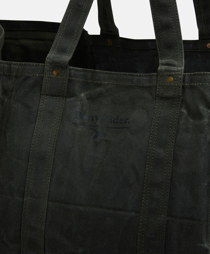 Market Carry All Canvas Tote Bag / Duffle Green / Pony Rider
