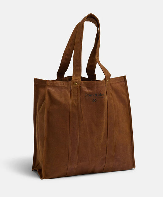 Market Carry Tiny Tote Canvas Bag / Spice / Pony Rider