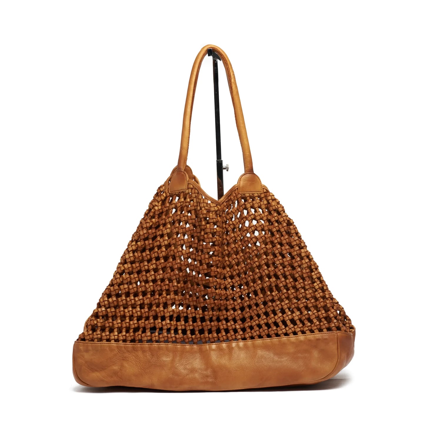 Pebbly Woven Bag / Tan