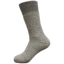 Lindner / Roslyn Thick Local Merino Sock / Cream + Brown / Unisex