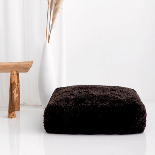 Shearling Ottoman / Cafecito