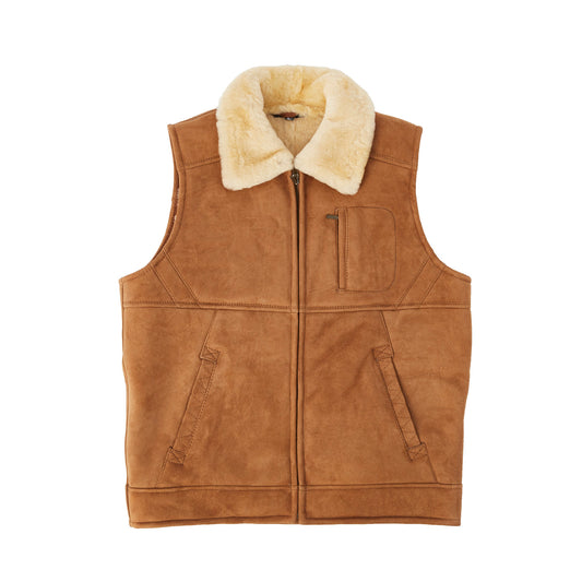 Sheepskin Vest / Chestnut / Men