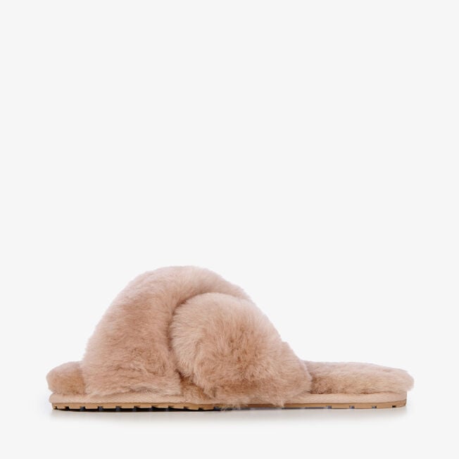 Mayberry Crossover Slipper / Camel