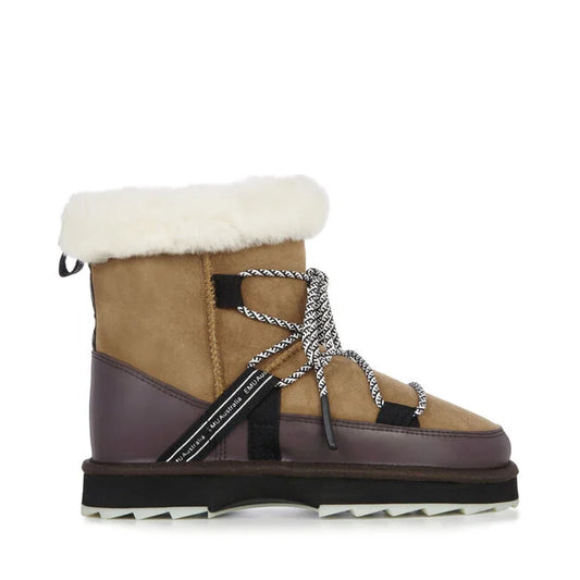 Blurred / Sheepskin Lined Boot / Chestnut